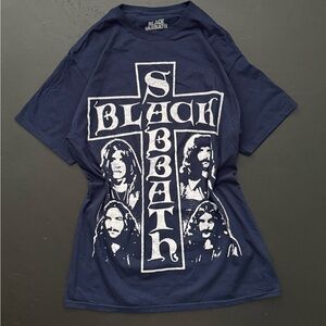 Black Sabbath Graphic T-Shirt / UNISEX / NAVY DARK BLUE/ M / NEW / OFFERS 🫶🏻